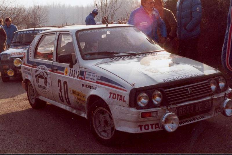 Citroën Visa 1000 Pistes rouge Gr.B Christian Dorche Monte-Carlo 1987