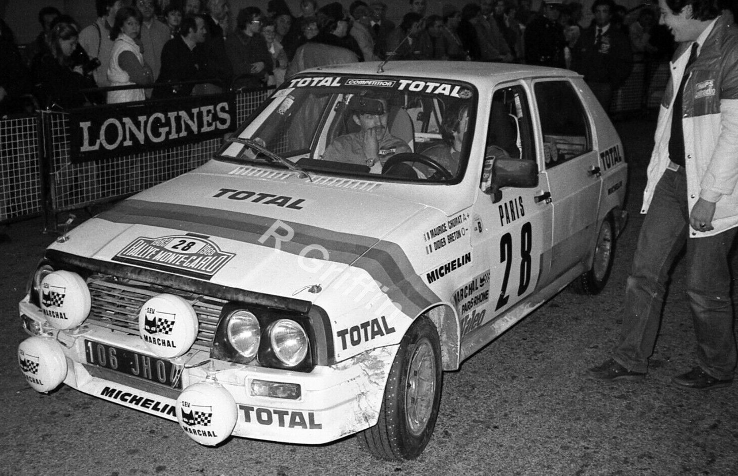 CITROEN VISA CHRONO #24 TOUR DE CORSE 1983 C.DORCHE-G.THIMONIER 1/43